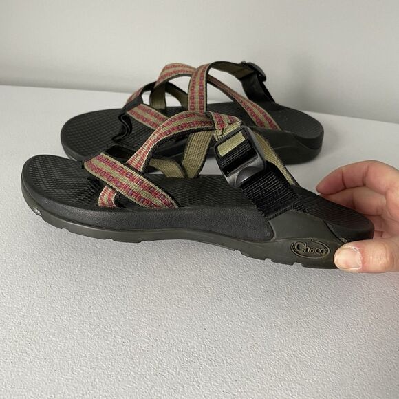 Chaco Sandals Strappy Backless Hiking Water Shoes Outdoor Pink Black Women's 8 - Picture 3 of 11
